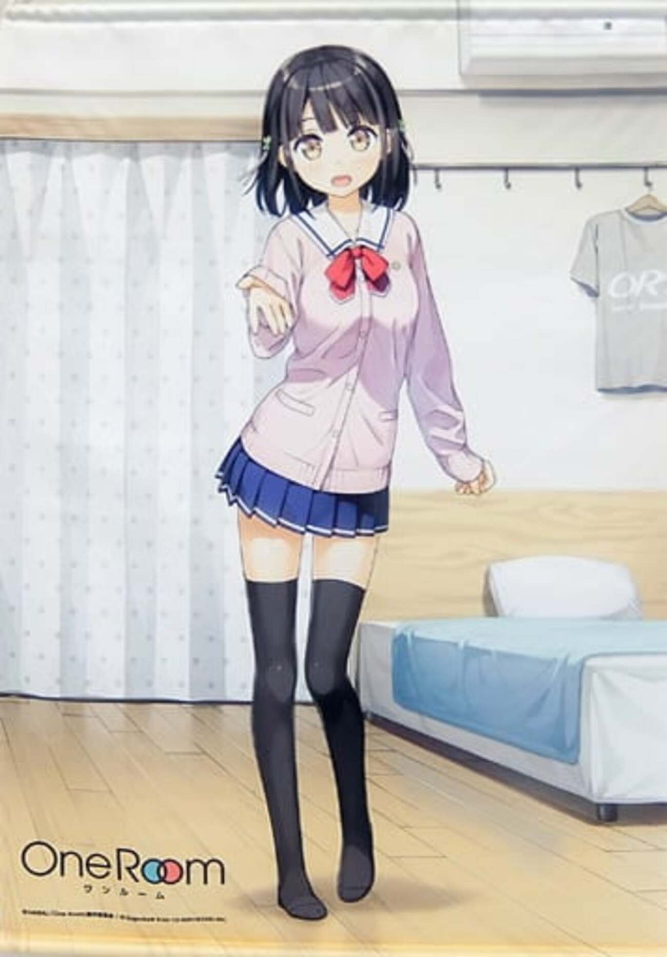 今[単品] 花坂結衣 カントク先生VRアプリ新規描き下ろしB2タペストリー
