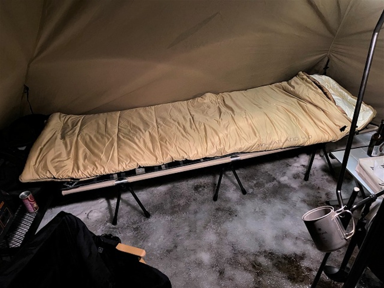 極寒キャンプでポカポカ快眠！KingCamp「キングキャンプ」封筒型 電気 