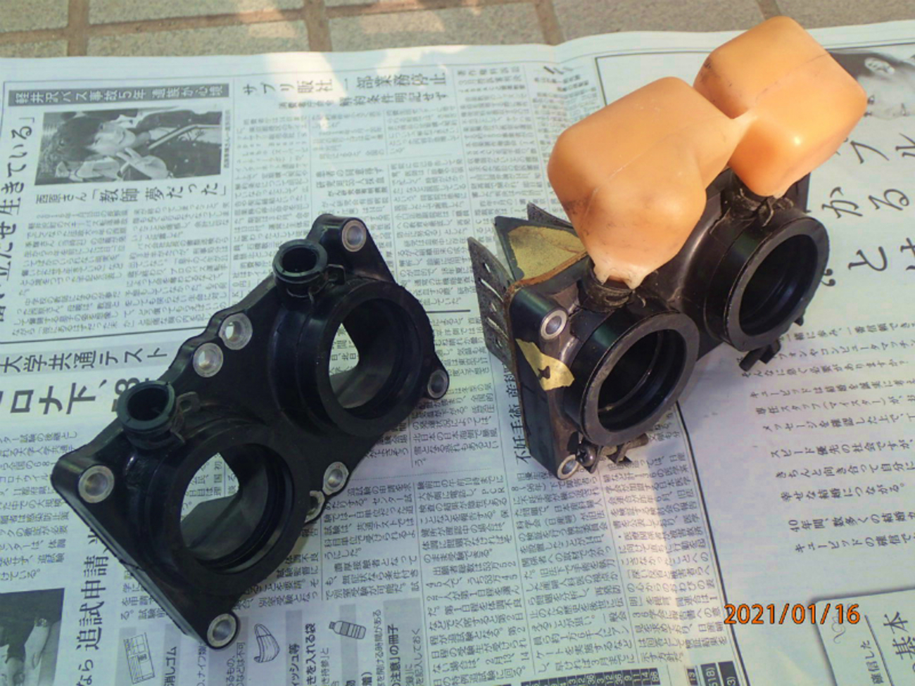 NSR250R MC18(88/89) ｲﾝﾃｰｸﾁｬﾝﾊﾞｰ/ﾘｰﾄﾞﾊﾞﾙﾌﾞの整理 - 無限∞空間ｰ新館