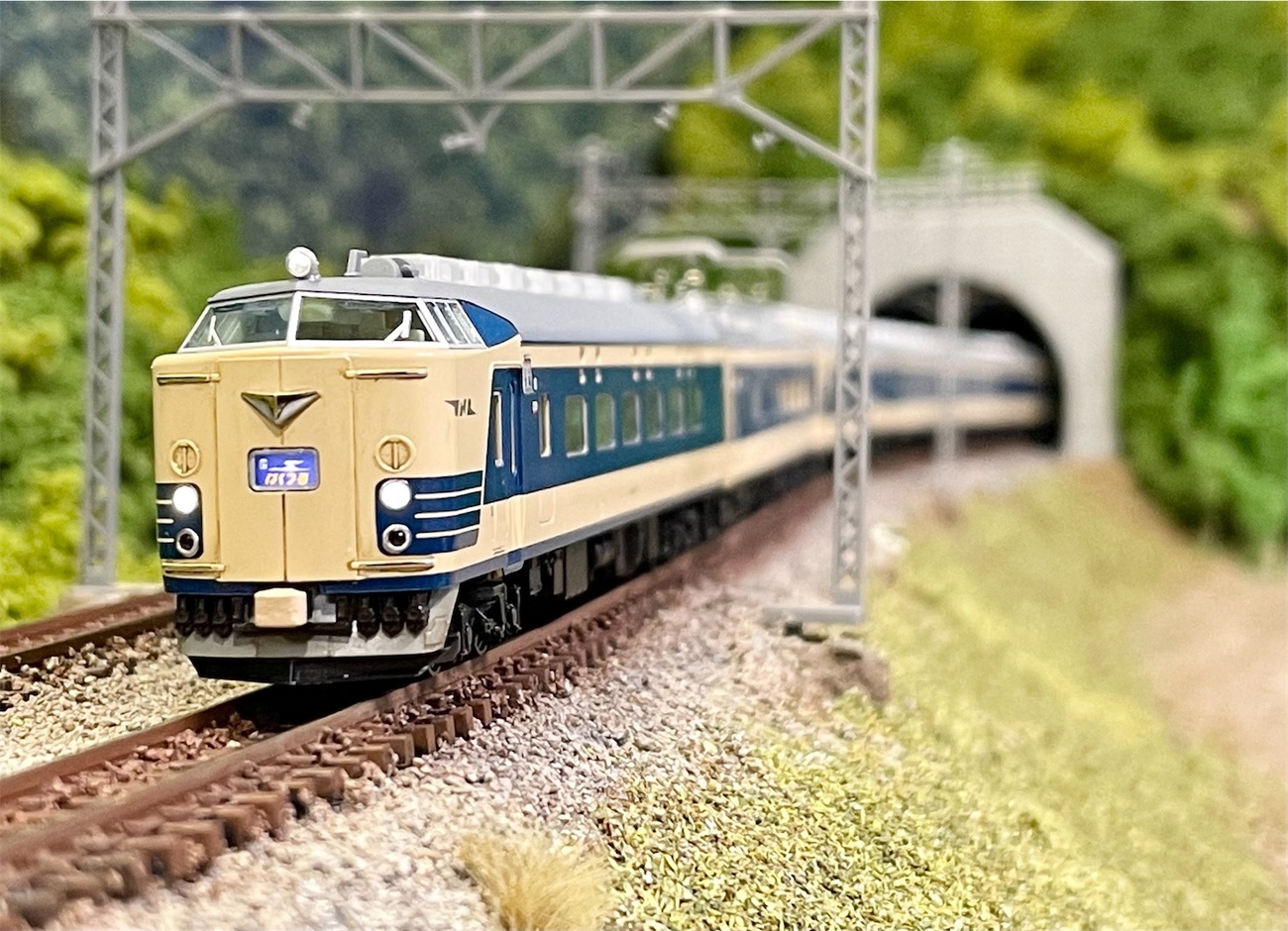 KATO 583系　室内灯付き　室内塗装 側面幕点灯 鉄道模型】KATO旧製品583系にLED室内灯を取り付ける！ | 踏切の