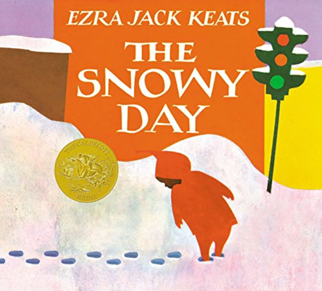 雪の日を楽しむ黒人少年をえがいたコールデコット賞作品、『The Snowy