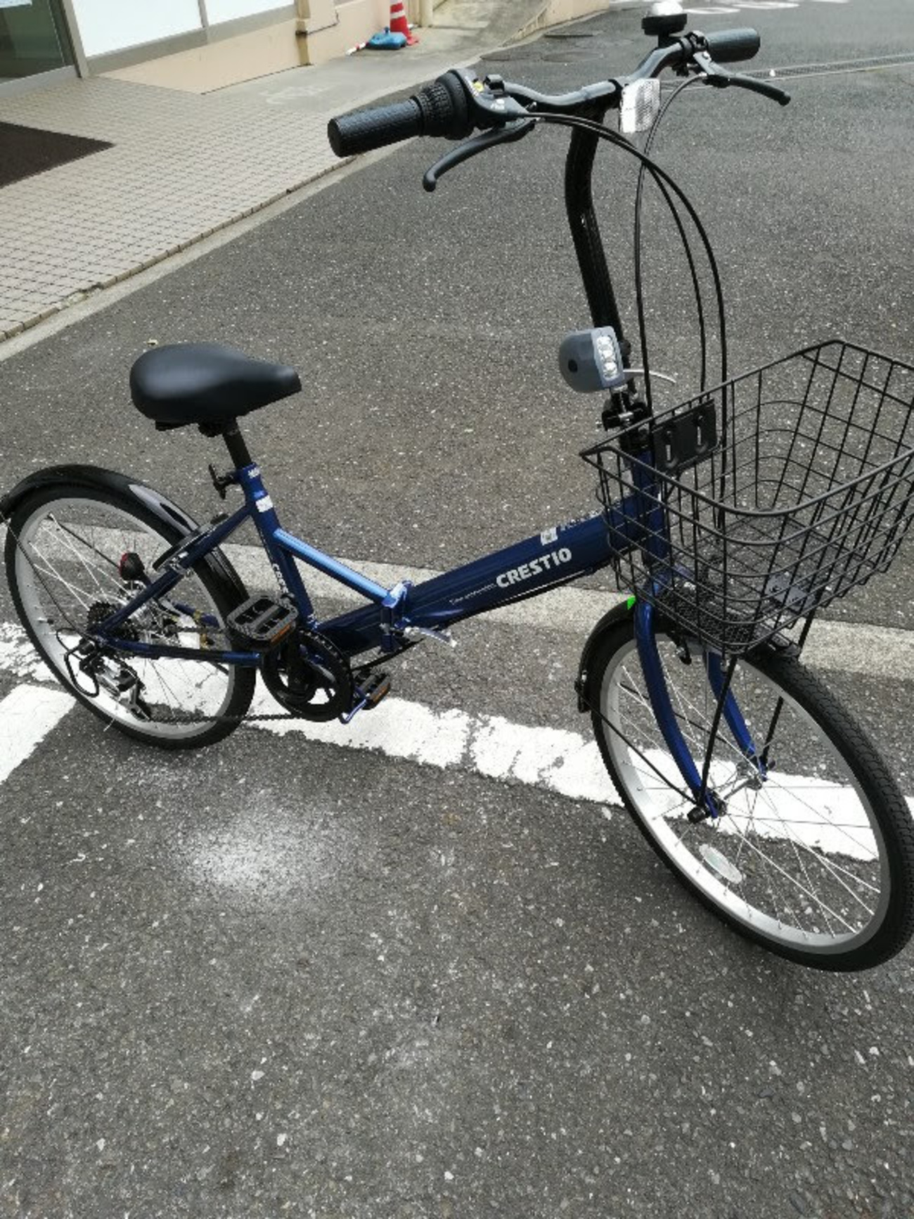 イオンバイク折りたたみ6段変速カゴ付きCRESTIO12,800円（税抜）で購入 