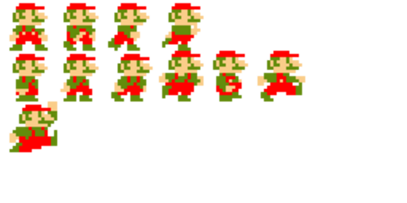 ドット 絵 マリオ