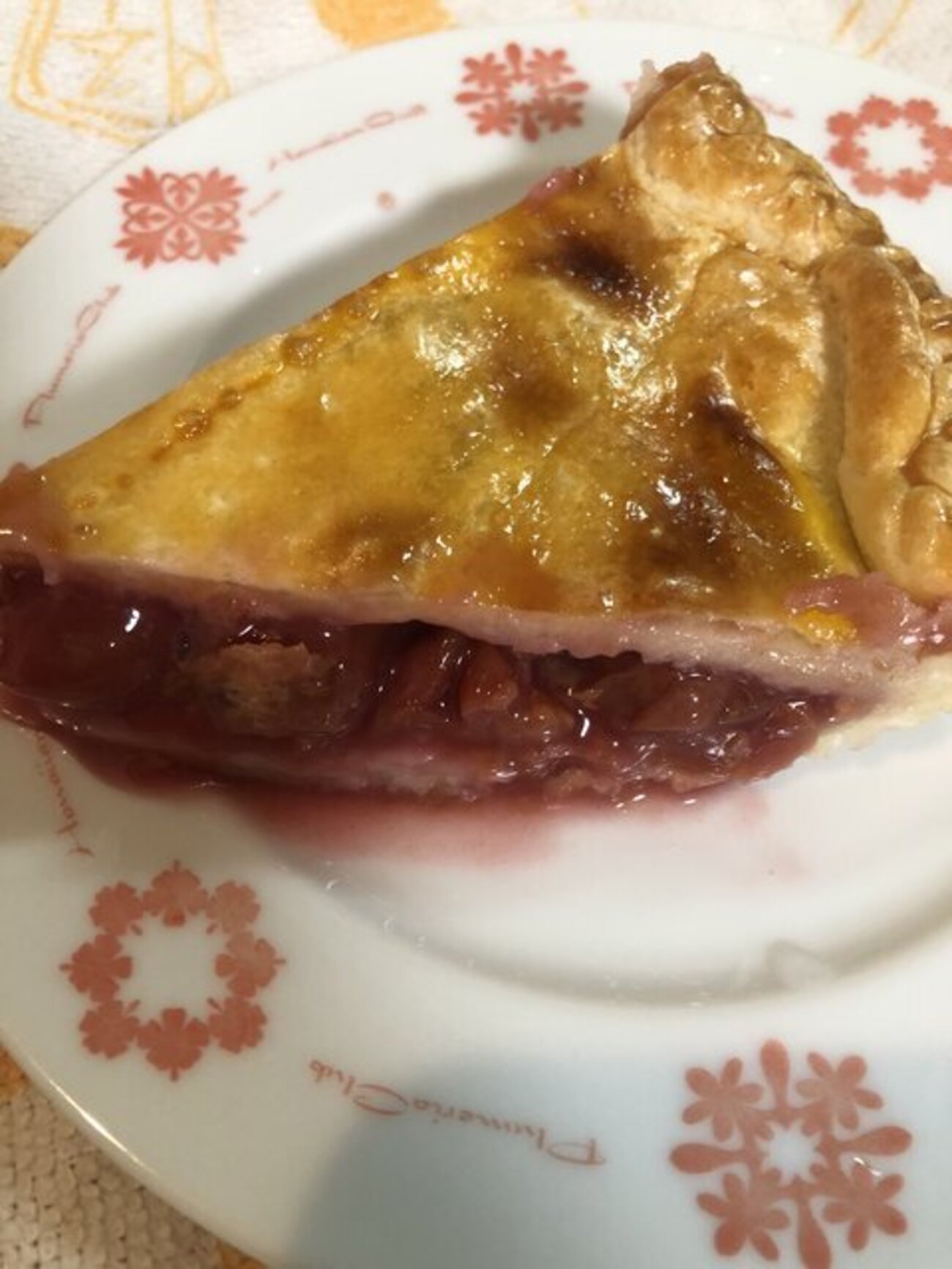 甘酸っぱいチェリーパイを焼いてみました - とりのぽblog