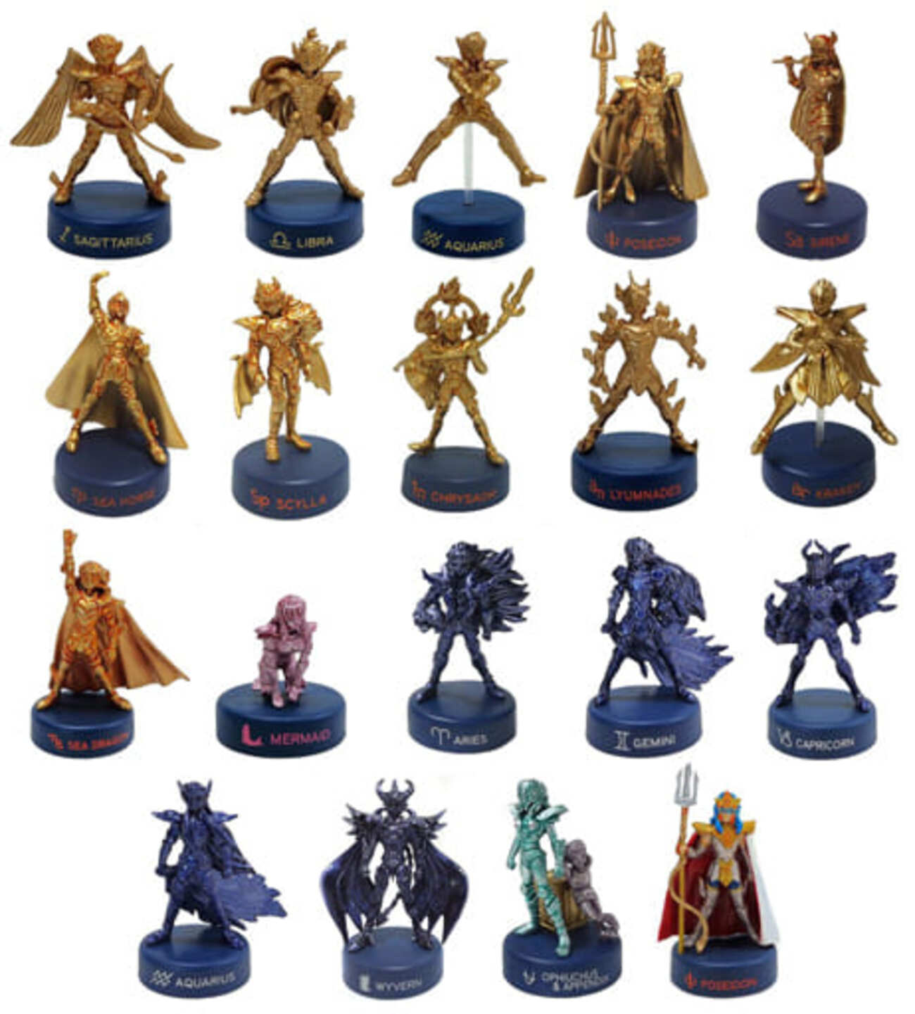 今トレーディングフィギュア 全19種セット 「聖闘士星矢 ミニ 