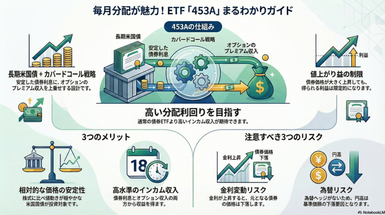 453A（iシェアーズ 米国債20年超 プレミアムインカム ETF）完全ガイド - まるいの日記