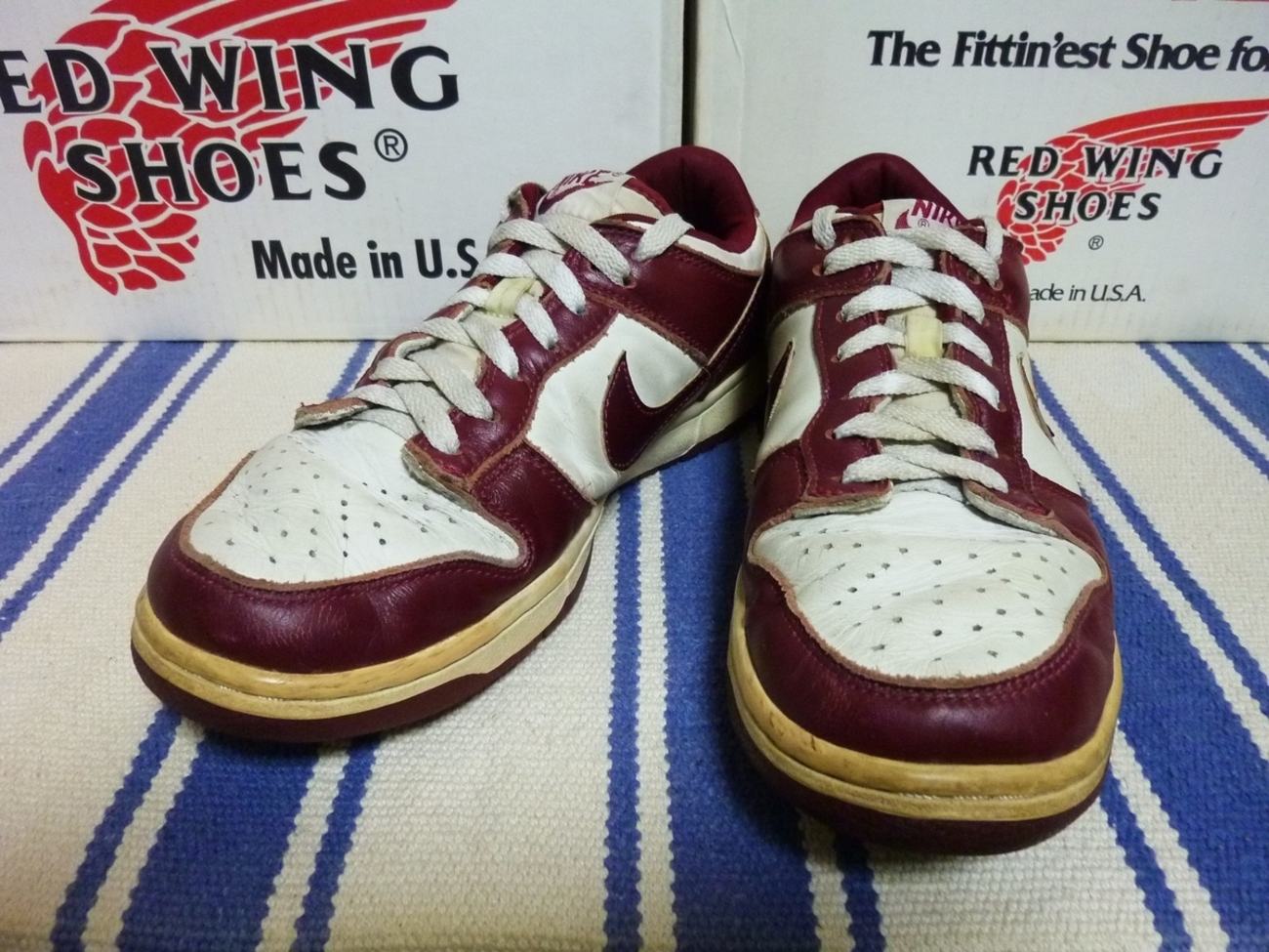 NIKE DUNK LOW TEAM RED/WHITE 1999 - 赤い羽BLOG