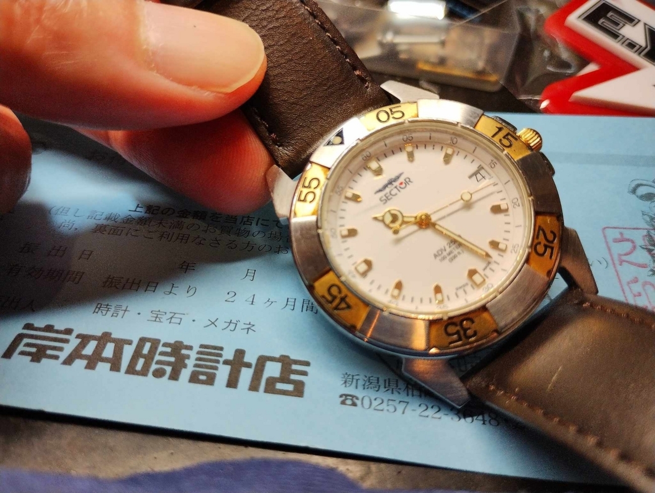 セクター #SECTOR #ITALY #タグホイヤー #電池交換 #クロノグラフ 