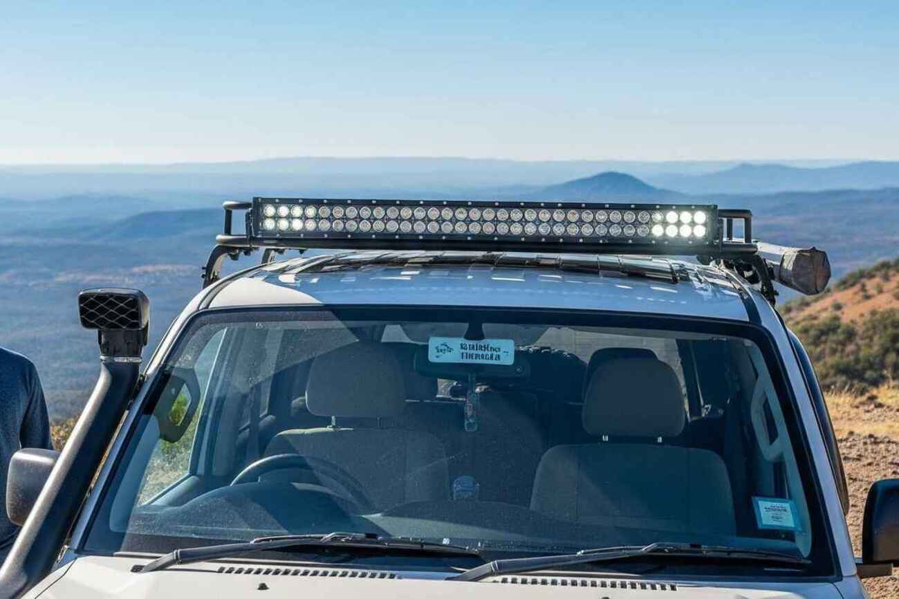 LED ライトバー ジムニー ワークライト 作業灯 フォグ 防水 ルーフ 
