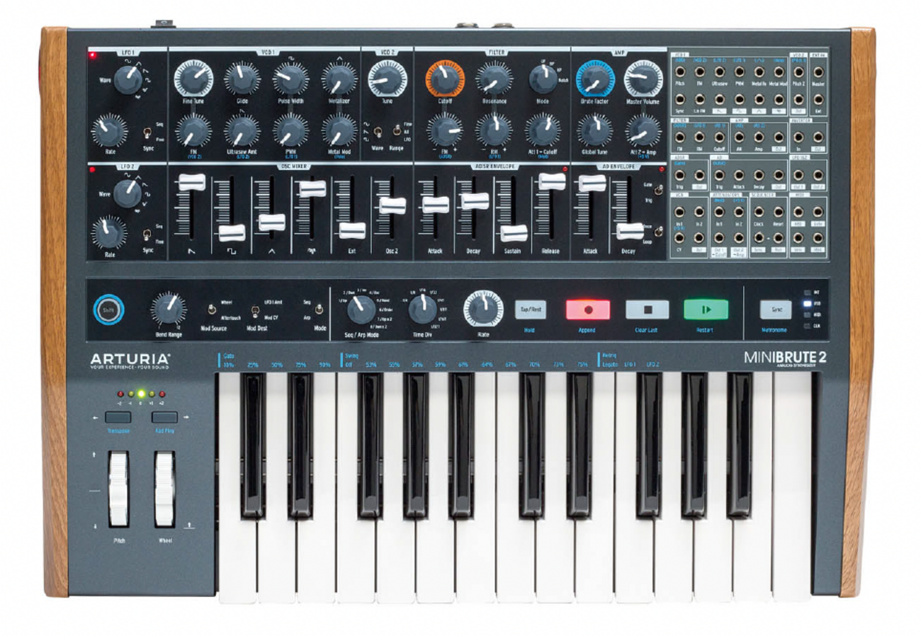 ARTURIA MiniBrute 2」製品レビュー：外部モジュールの接続も可能な 