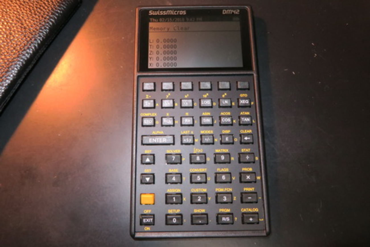SwissMicros DM42とDM16L - OptoEleMechの日記