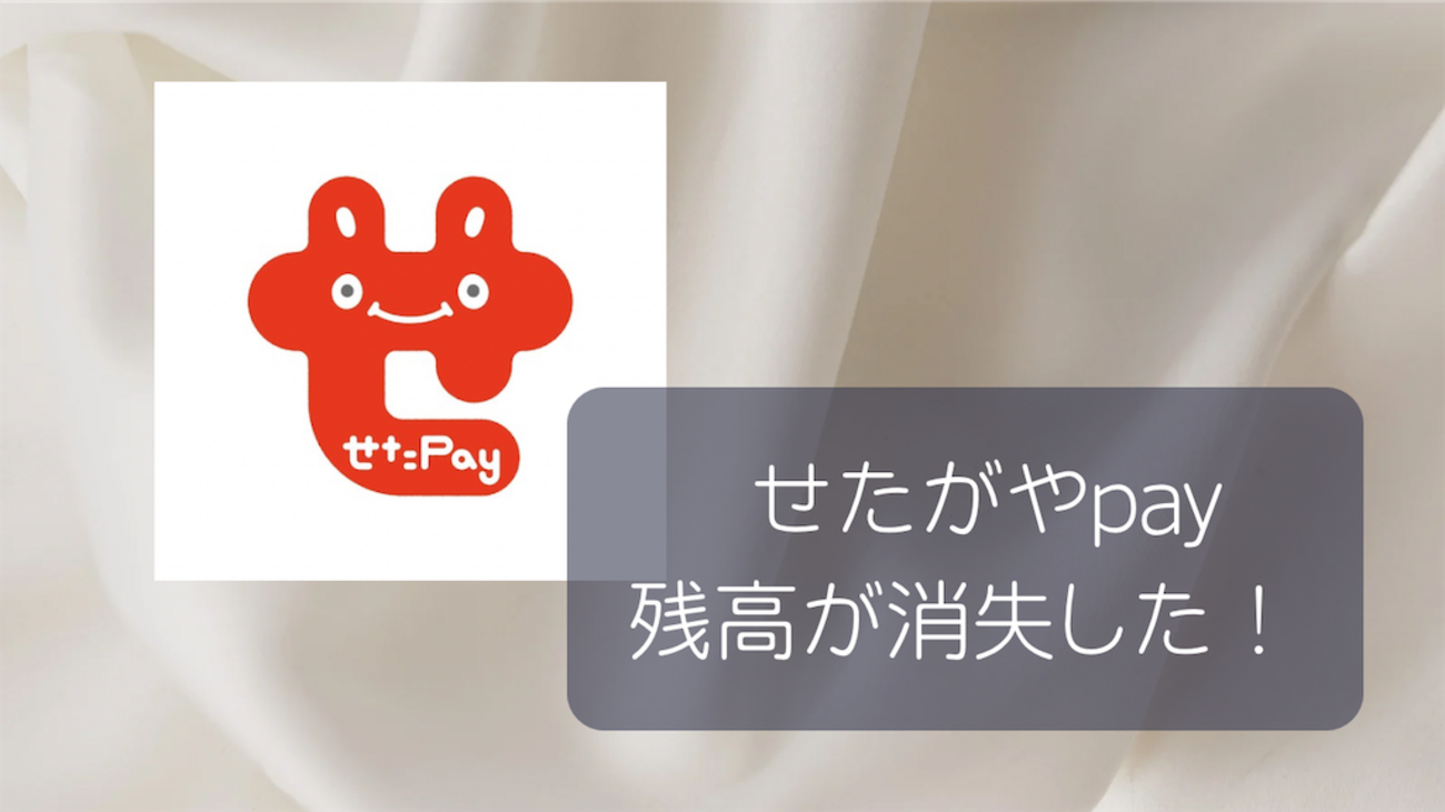 せたがやpay】せたがやコインが消えた！！の話 - 日常生活の疑問をちょっとだけ解決するブログ