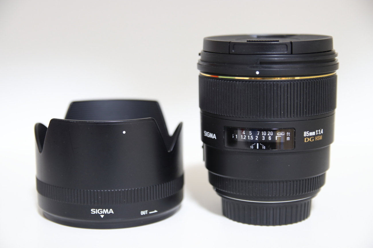 F1.4 DG 85mm EX HSM SIGMA 単焦点中望遠レンズ : キヤノン用 フル 