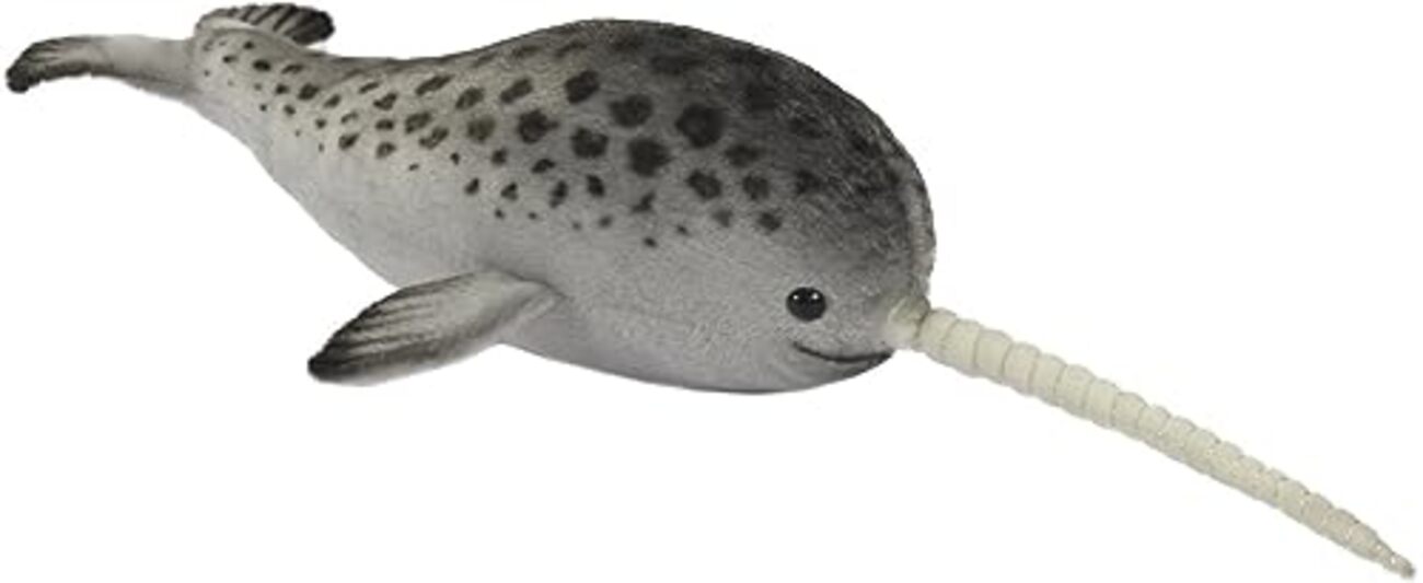 QAZ8958☆ウニコール 一角鯨 イッカククジラ 角 歯牙 根付 44g
