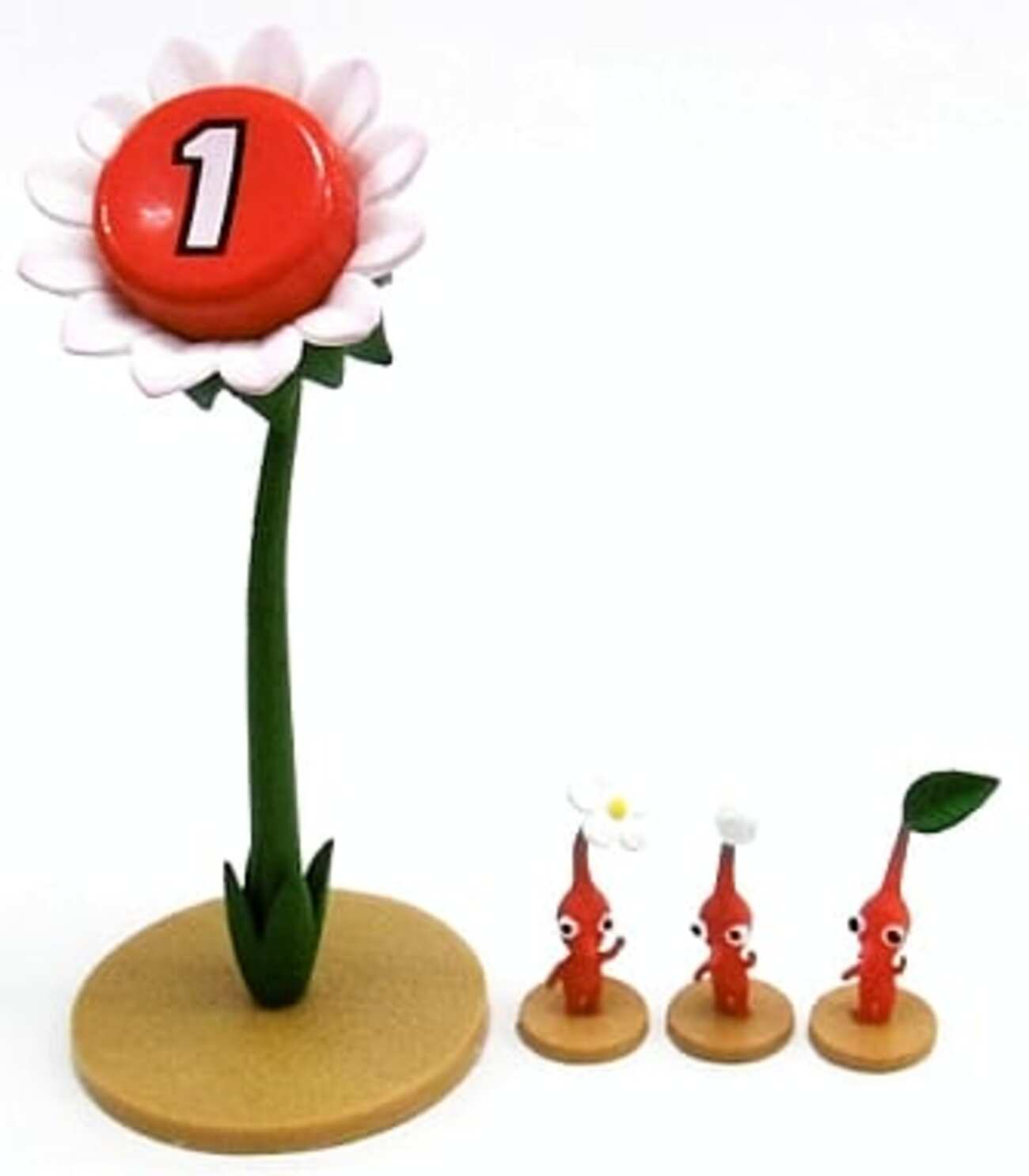 今トレーディングフィギュア ペレット草(赤)＆赤ピクミン3体 