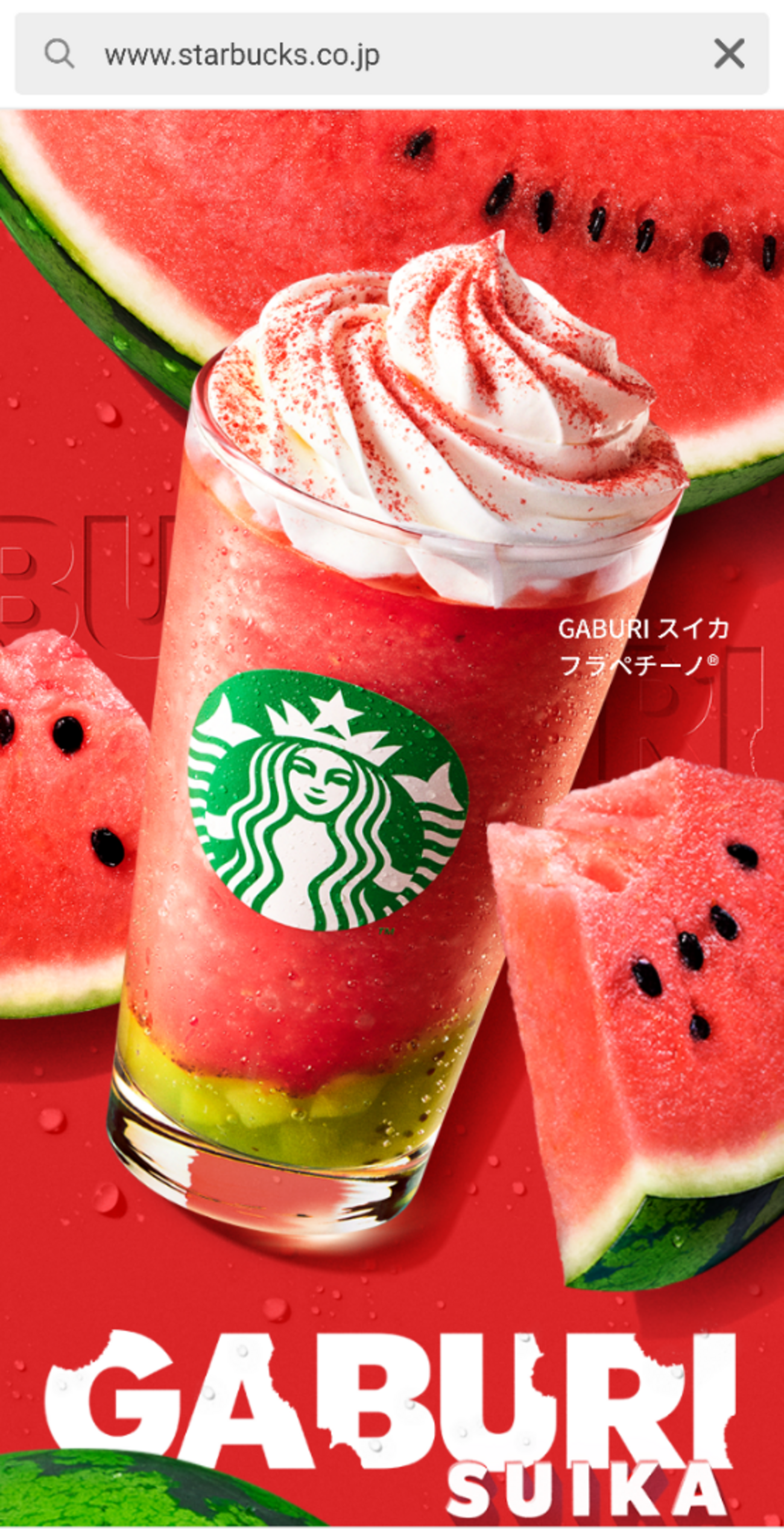 スイカフラペチーノ」 - silent-sheep11の日記