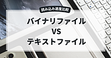 パフォーマンス検証：バイナリファイル vs テキストファイルの速度比較