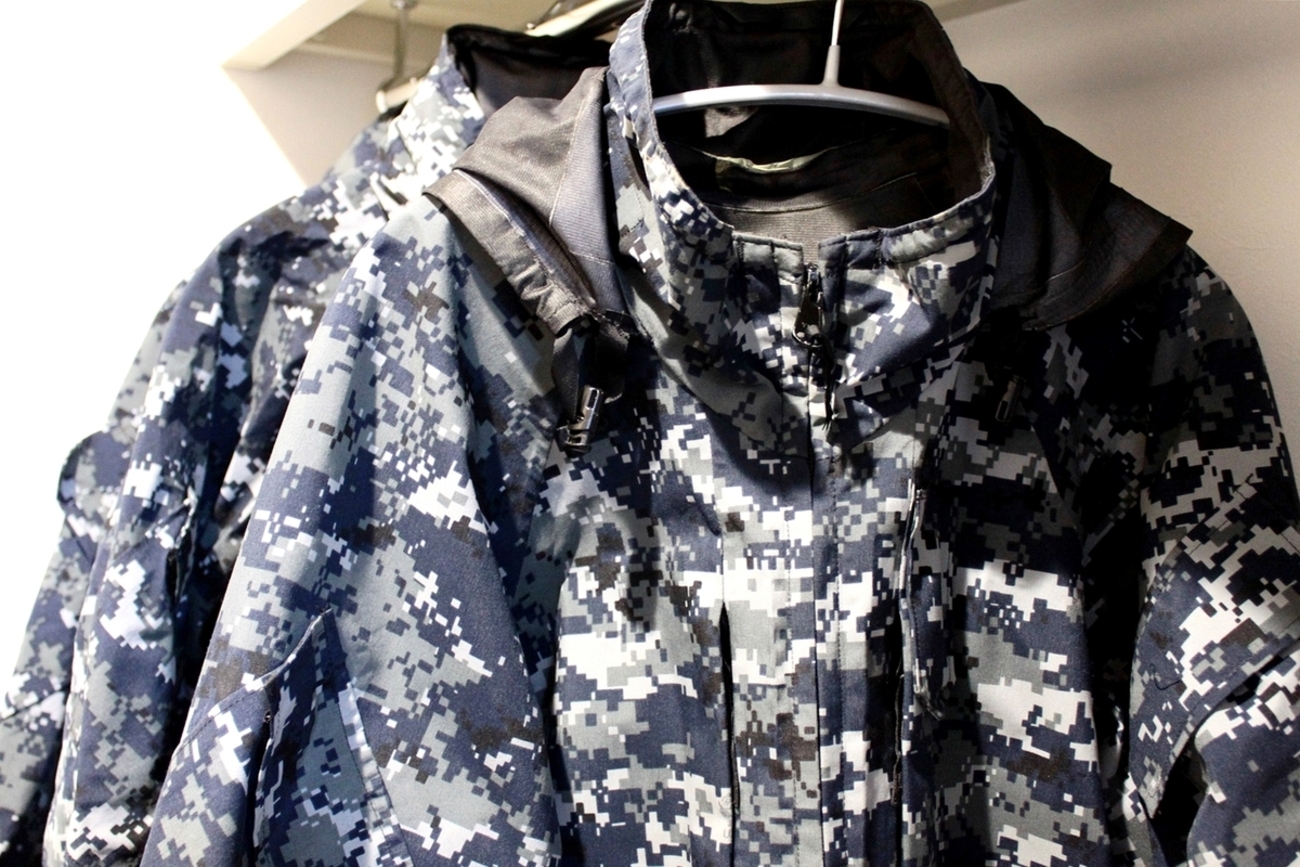 US NAVY NWU BLUE CAMO PARKA SMALL-REGULAR / アメリカ軍 USN 