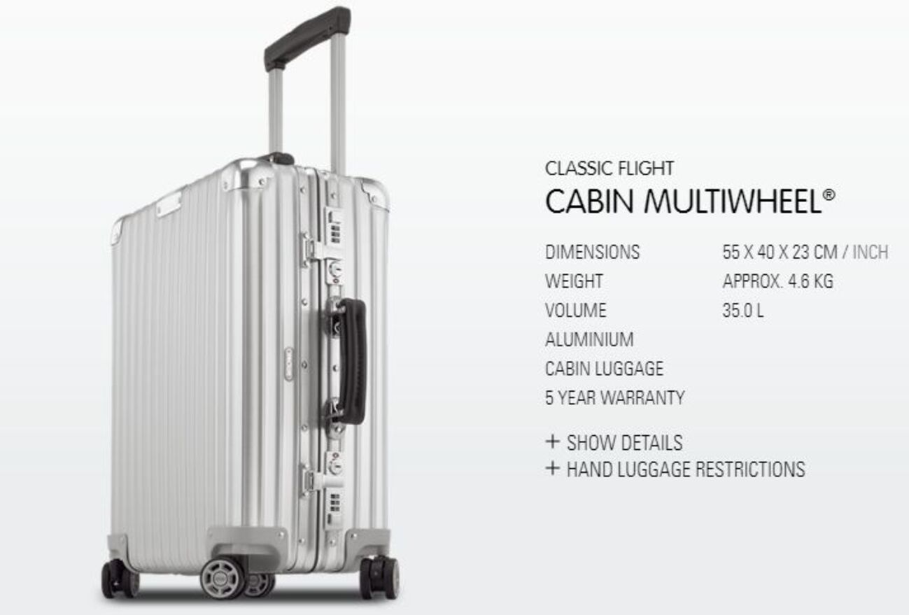 終売品】RIMOWA LIMBO 28L美品 【公式通販】