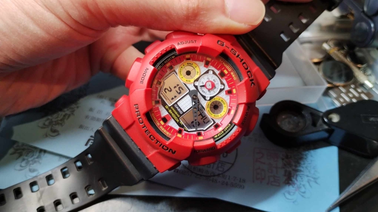 GA-100DA-4AJR #G-SHOCK #Gショック #達磨 #だるま #ダルマ #限定 