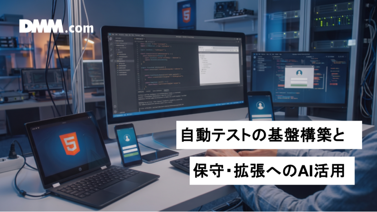 自動テストの基盤構築と保守・拡張へのAI活用