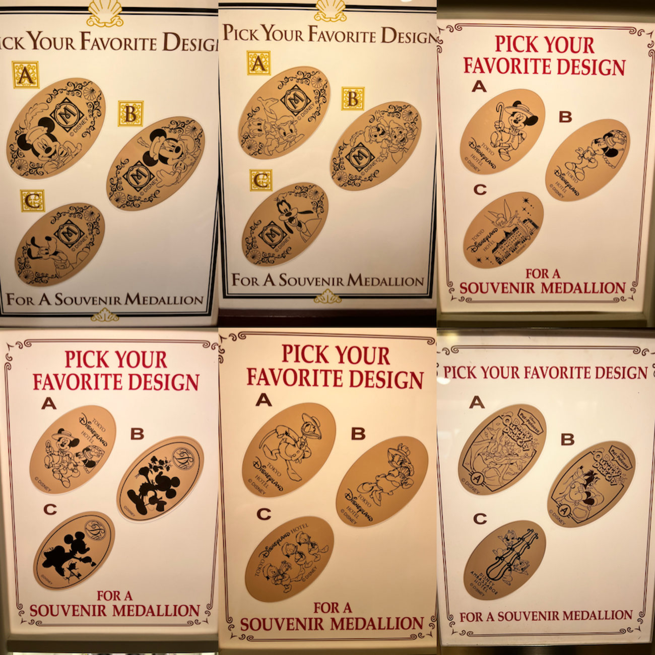 レア】 スーベニアメダル ディズニー スーベニアメダル エラーコイン ディズニー メダル９ 東京ディズニーランド ディズニーシー スーベニア