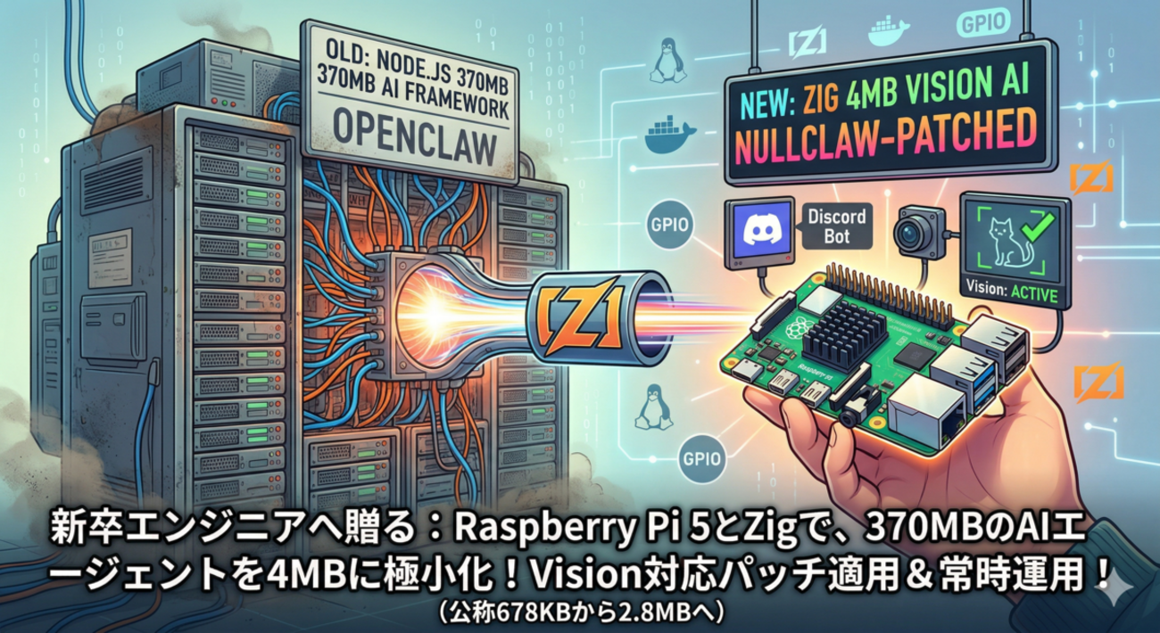 新卒エンジニアへ贈る — Raspberry Pi 5で4MBのAIエージェントを常時運用する話 | APC 技術ブログ