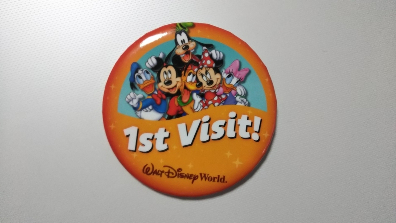 フロリダ WDW旅行記(2019年10月)～番外編_記念に貰える缶バッジ 