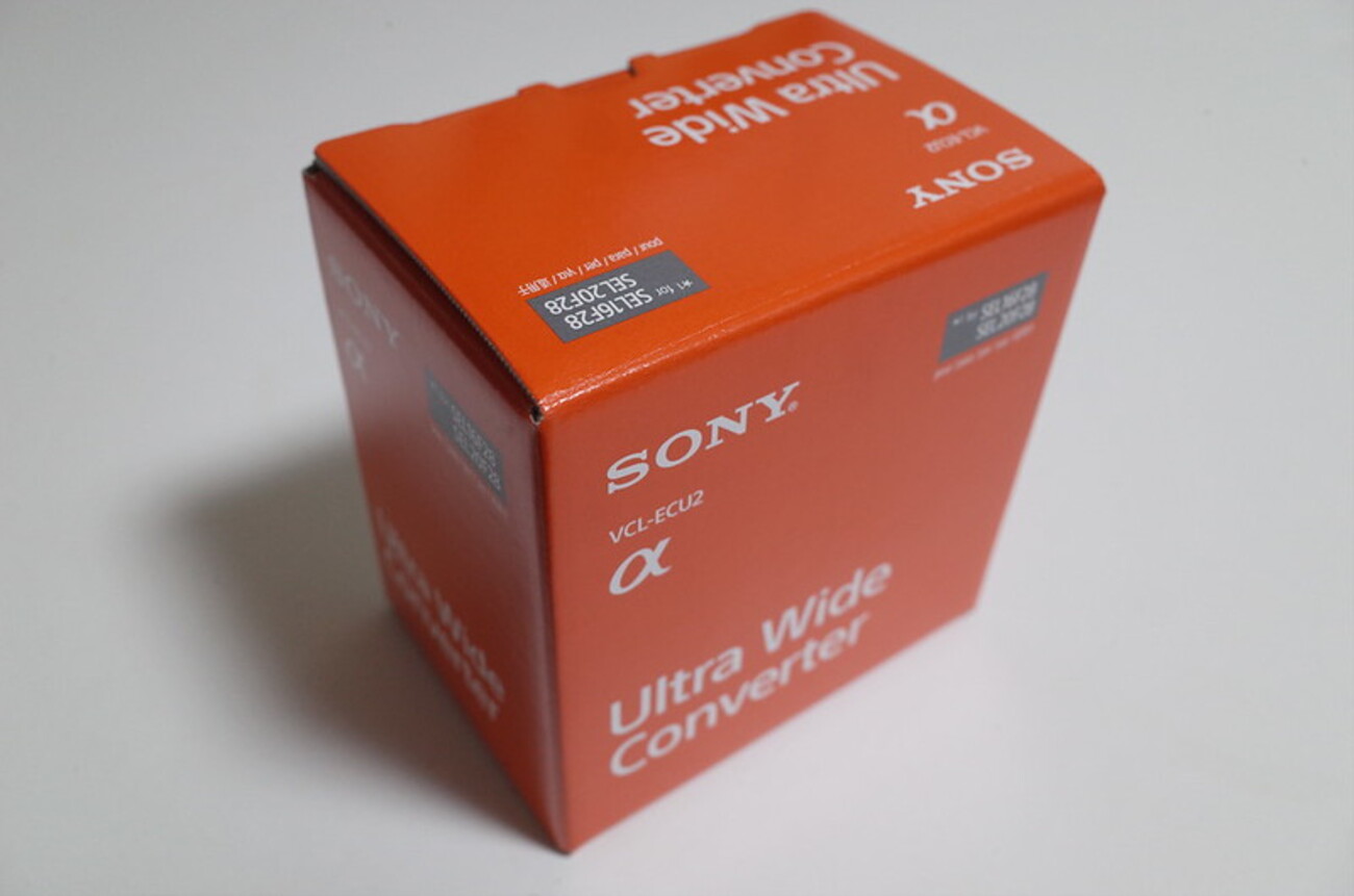 Sony SEL20F28で使用可能なワイドコンバータ『VCL-ECU2』をポチッて 