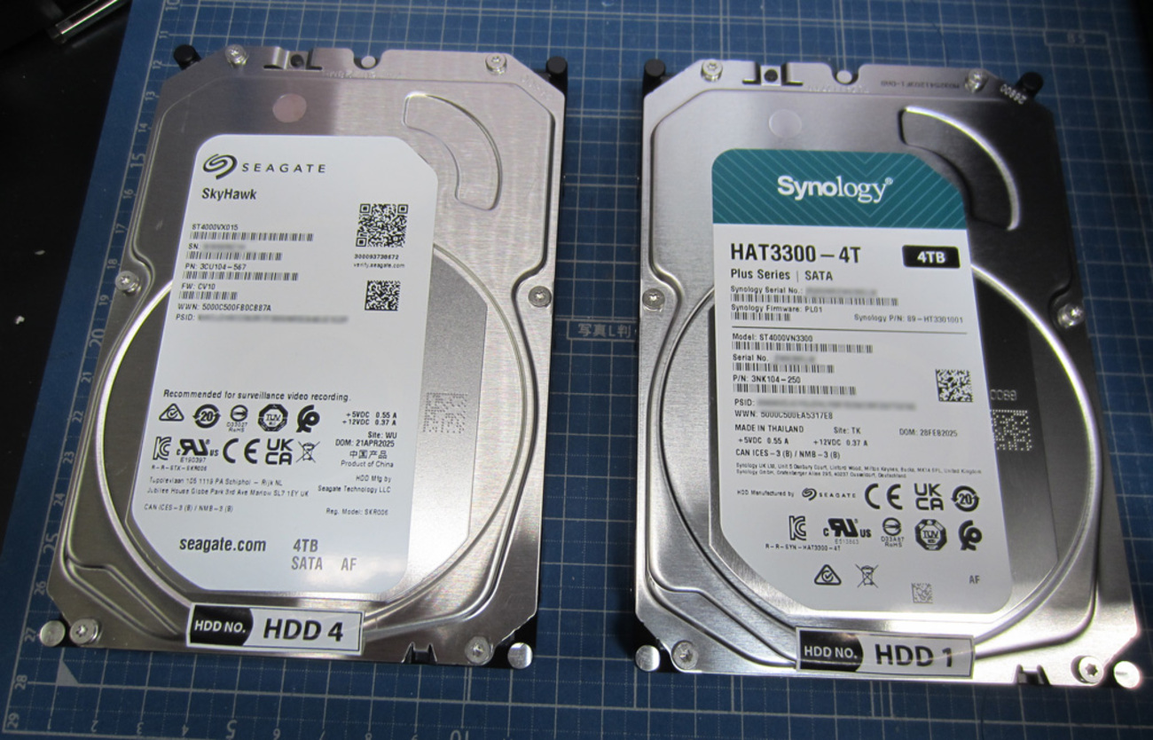 FreeBSD13.4】ファイルサーバーにRAID5エンクロージャー追加（1）：HDD 