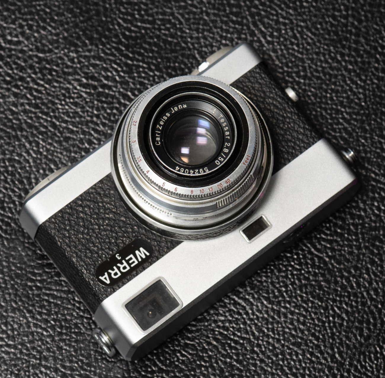 Carl Zeiss WERRA3　Jena Tessar 50mm 距離計つき Carl Zeiss Jena WERRA 3 + T 50mm F2.8 ヴェラ Tessar イエナ