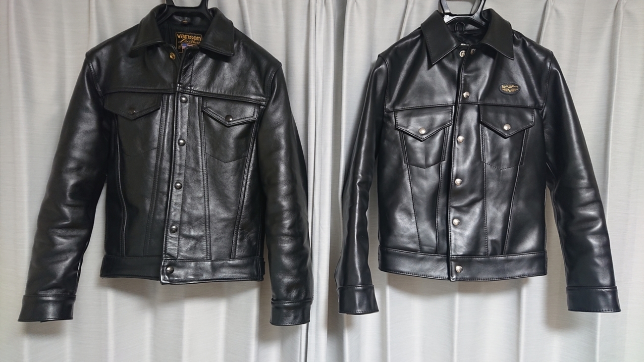 定価10万以上バンソンDJCBリーバイス3rd型 肉厚レザーJKT 36 黒 
