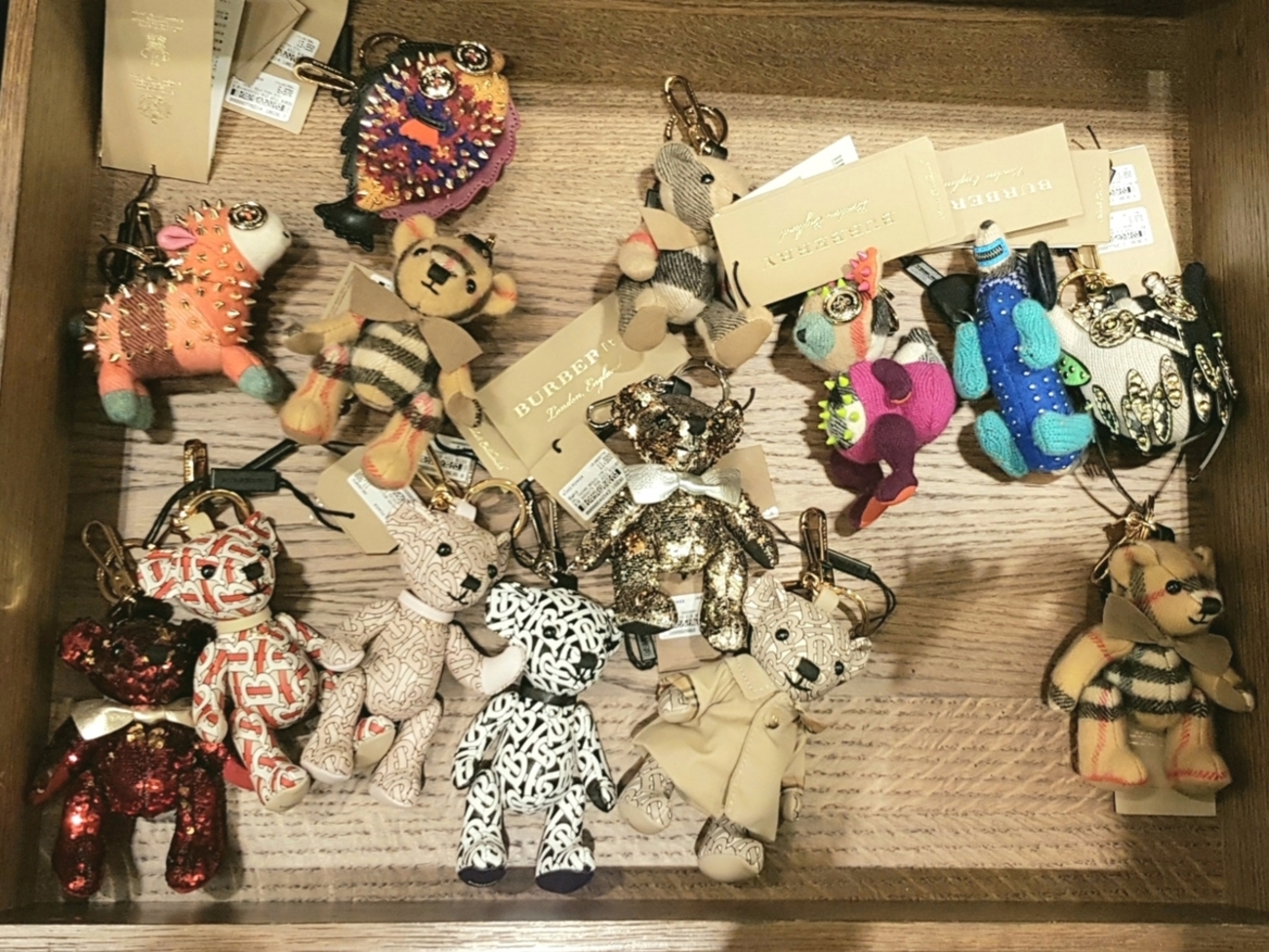バーバリーのチャーム@タイ・スワンナプーム空港/Keyring of Burberry 