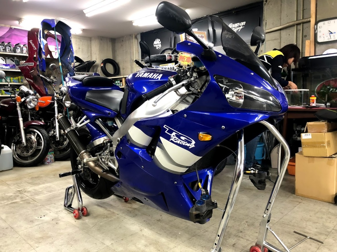 YZF-R1 (Fフォーク オーバーホール) - moto shop TG's diary