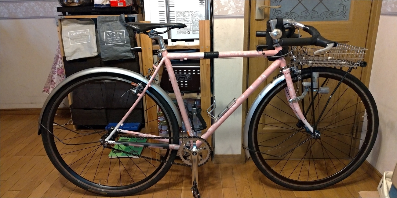 Bruno Tour 700cを、足車として使えるようにシングルスピードにしたり 