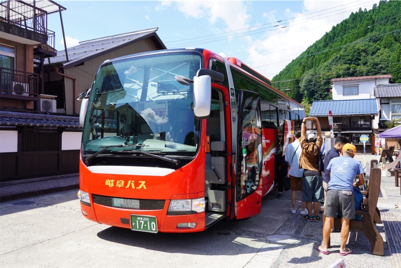 高速バス乗車記録 名古屋→郡上八幡 - 岩手から旅日記・大阪編