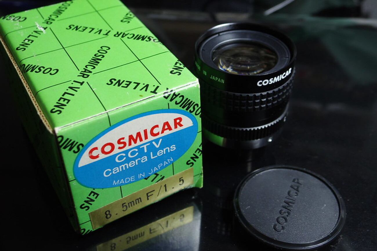 COSMICAR CCTV Camera Lens 8.5mm F1.5 - 中切れな人生