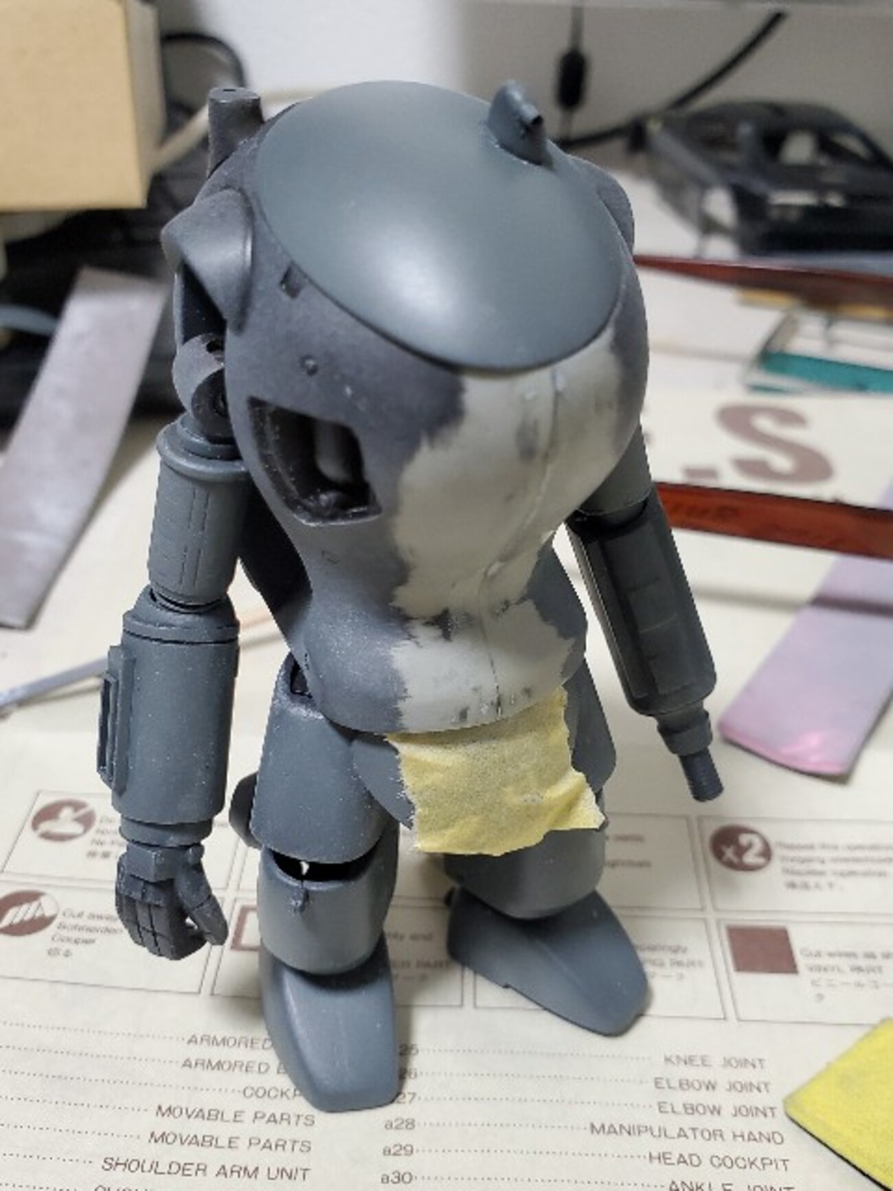 マシーネン・クリーガー④ 本体の塗装 - 晩酌モデラー日記