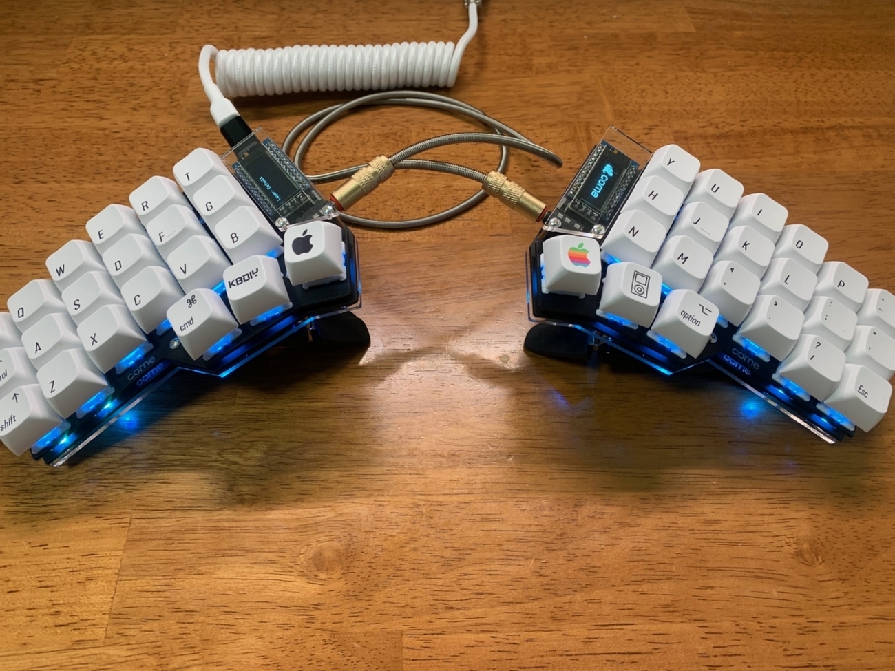 自作キーボード keyball39 組立済み（自作キーボードに挑戦】Keyball39 