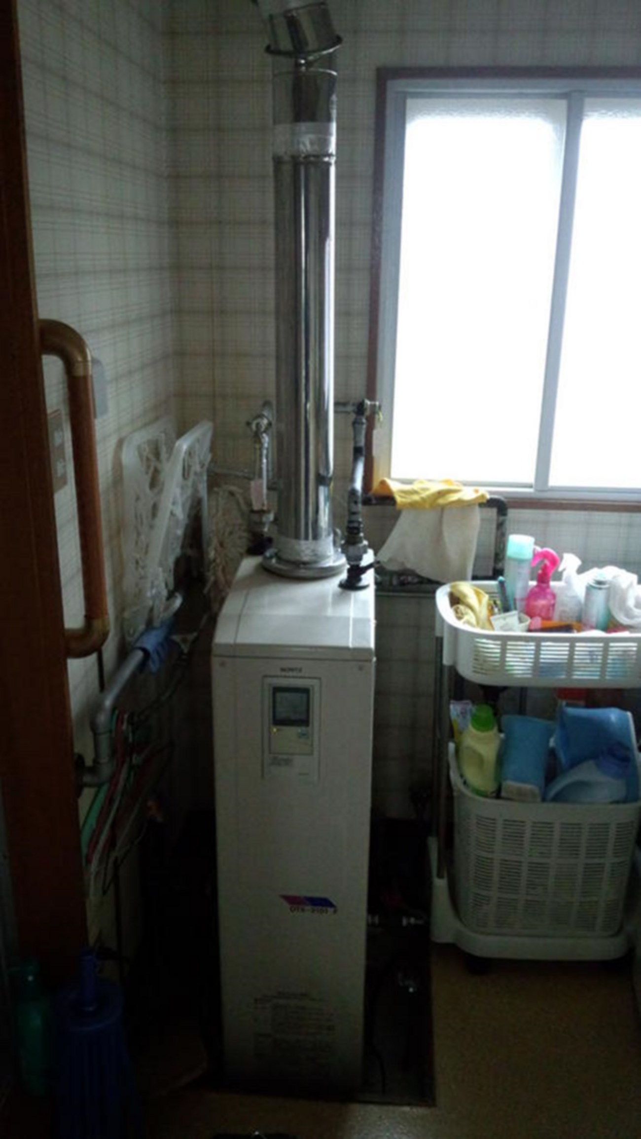 江別市 石油給湯器 ノーリツ OTX-3101F から OTX-315F へ交換 - 年中 