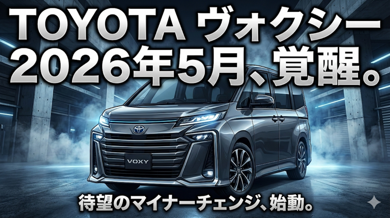 トヨタ新型ヴォクシー90系が2026年4月にマイナーチェンジ！変更点から 