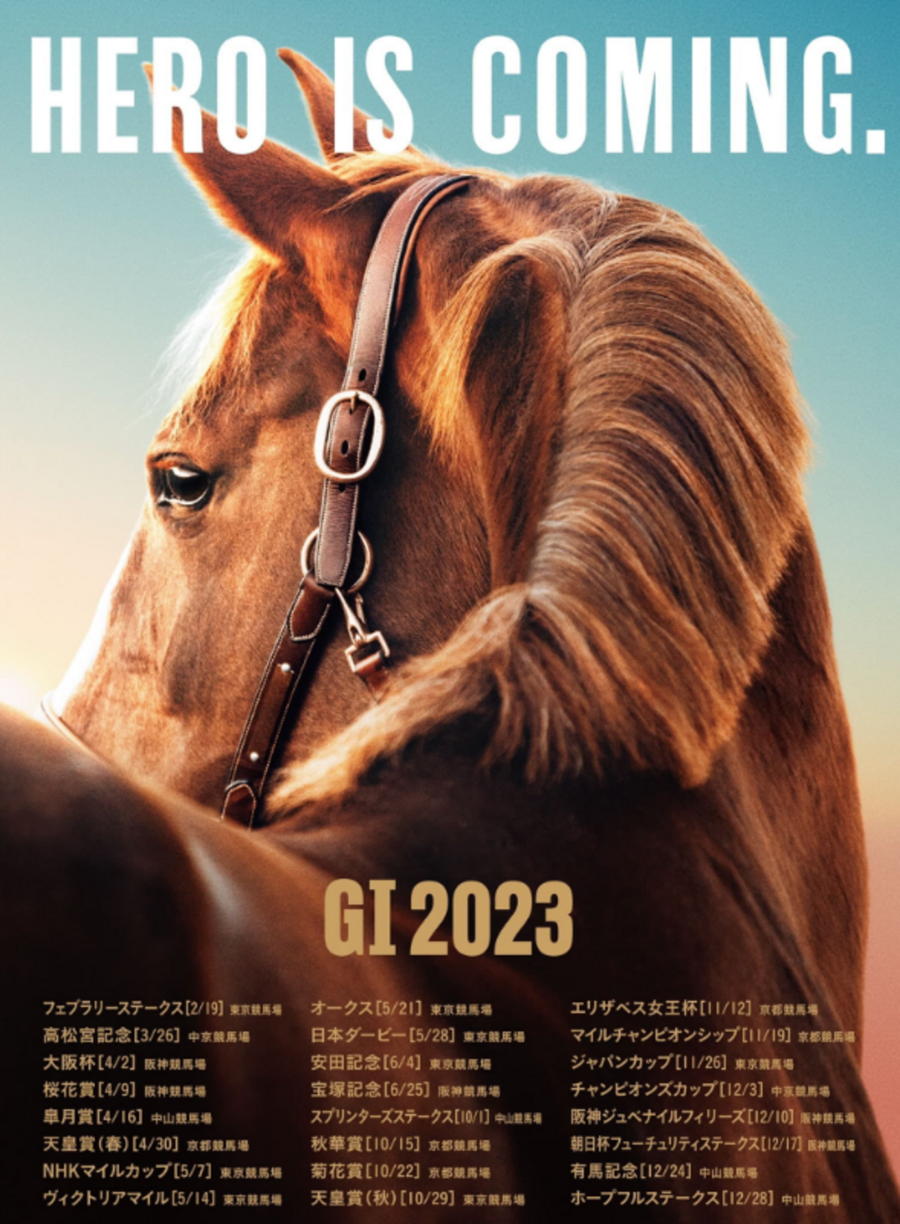 2023 HERO IS COMING. - JRA競馬サイン読み＜G1＞