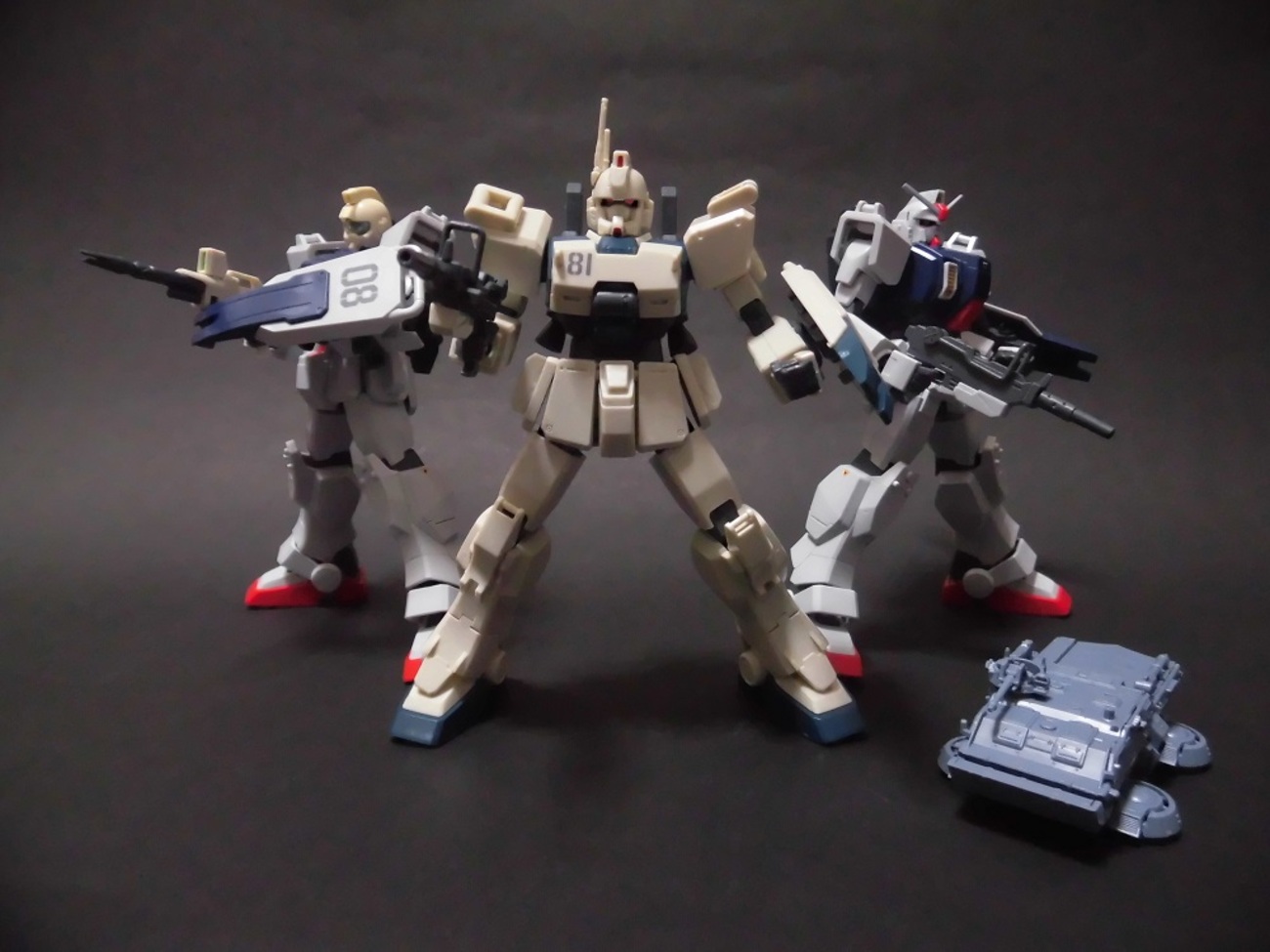 HGUC 陸戦型ガンダム(2体目)入手で08小隊が揃いました