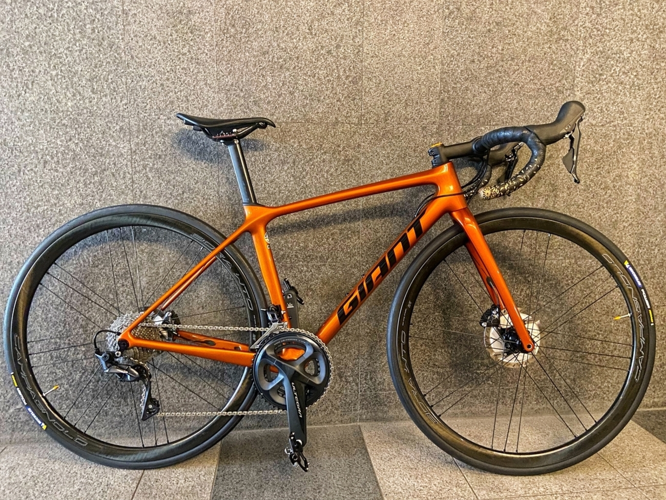 GIANT TCR ADVANCED 1 DISC KOMの納車 - クロモリ迷走記