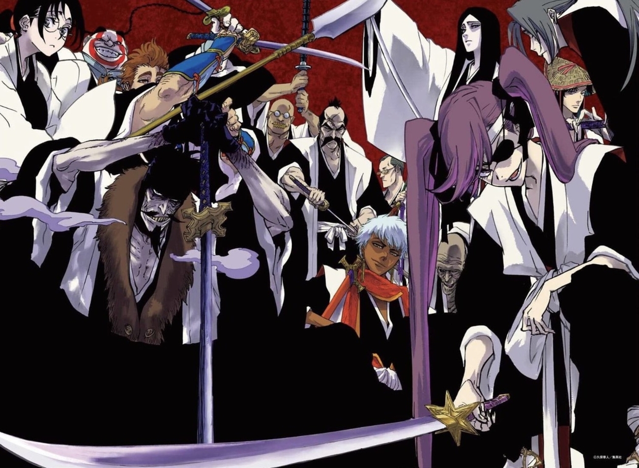 ジャンプのポスターで、初代護廷十三隊！BLEACHのアニメにも出てきた 