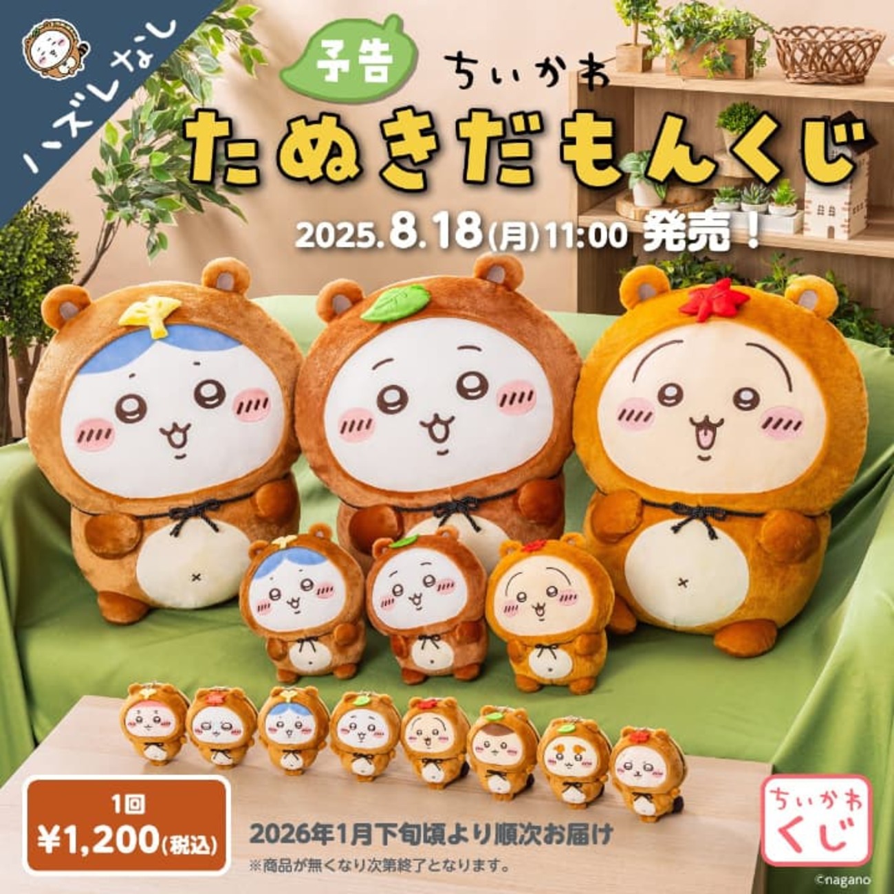 ちいかわ たぬきだもんくじ A賞 ちいかわ【最安値】 backend=imagemagick;version=1;