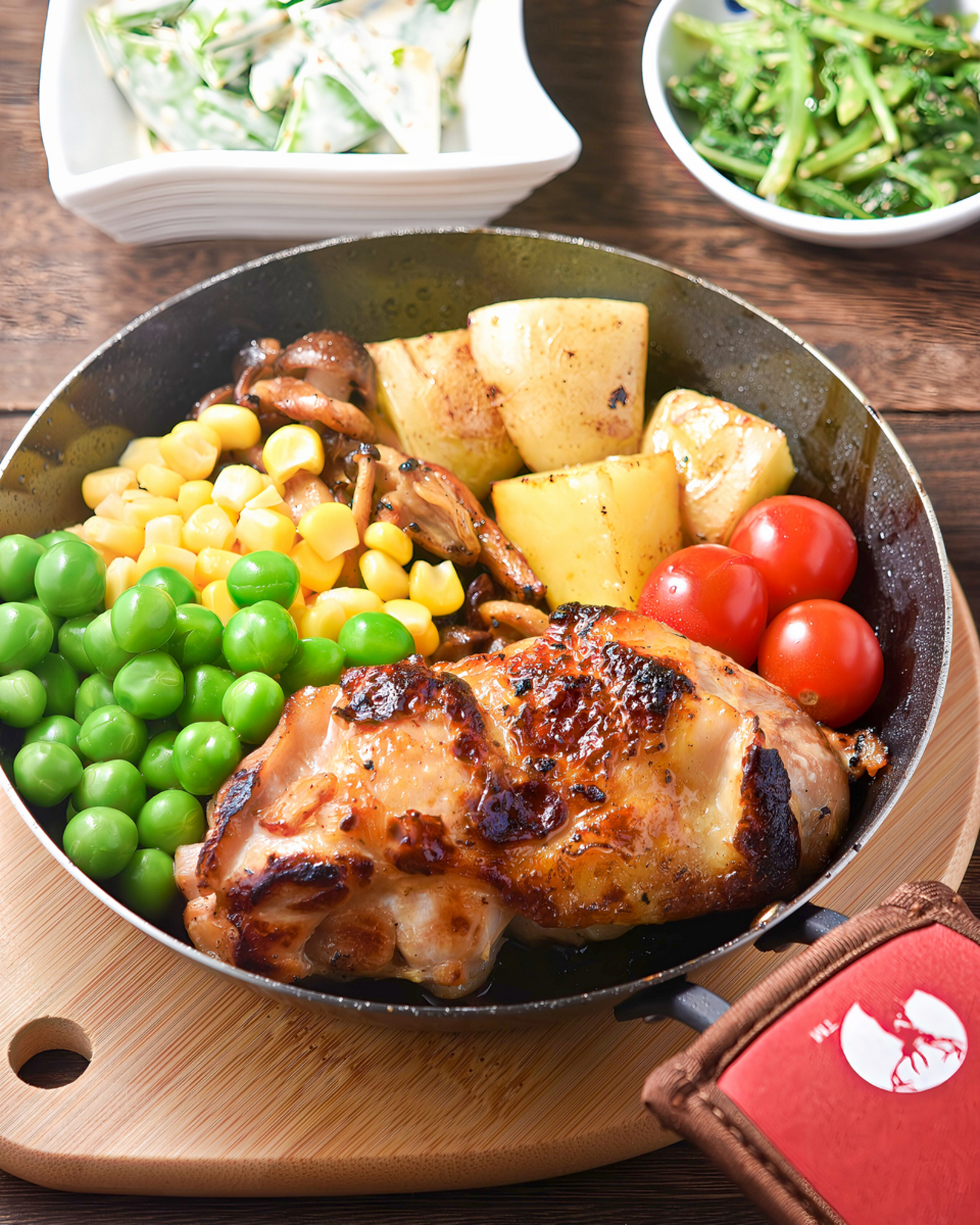 グリル料理 5月21日 チキンソテーで晩ごはん - すずめの食卓365日