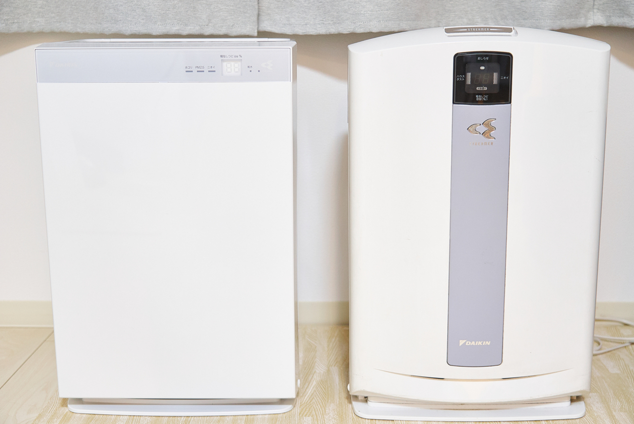 ダイキンの空気清浄機を新旧（MCK70W VS MCK70P）比較したらガッカリ 
