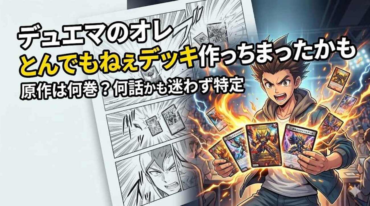 デュエマのオレとんでもねぇデッキ作っちまったかも原作は何巻？何話 