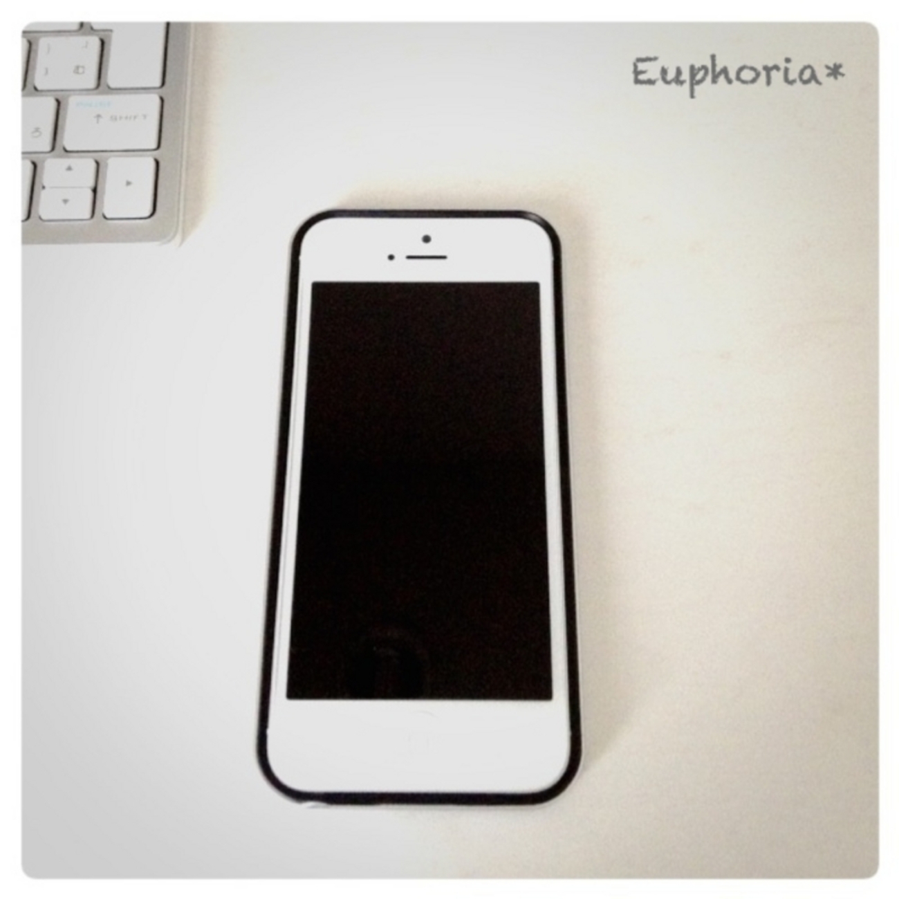 初のiPhone5バンパー購入 POWER SUPPORTフラットバンパー - Euphoria*